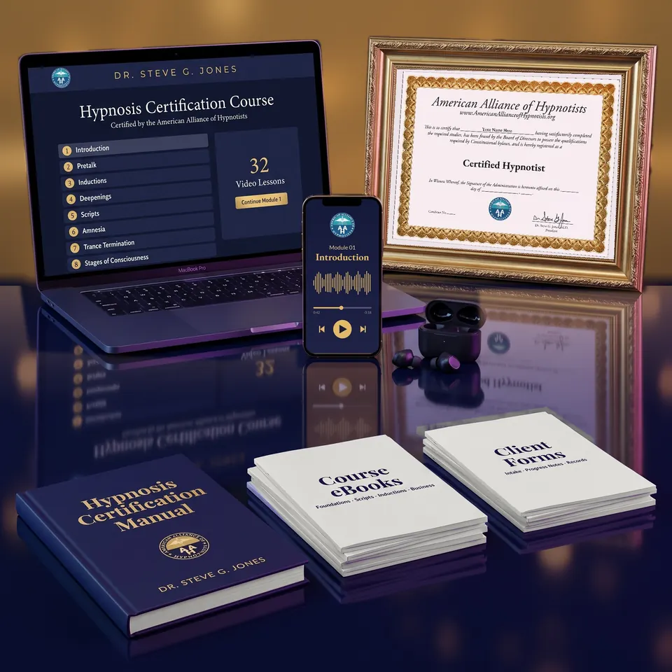 Hypnosis Certification course by Dr. Steve G. Jones
